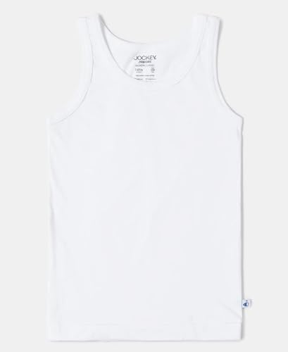 Jockey Boys Cotton Sleeveless Vest White - Image 2