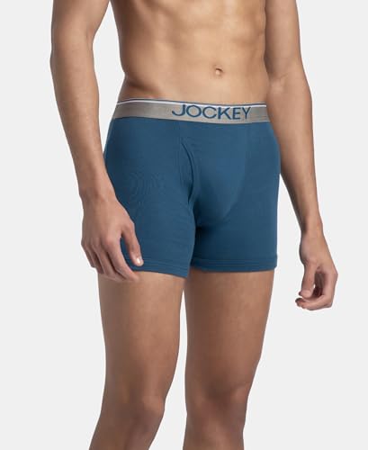 Jockey Men's Cotton Boxer Briefs - Multi-Colour - Image 3