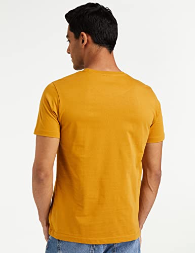 Men's Cotton T-Shirts - Viridian, IncaGold, JetBlack 3 Pack - Image 3