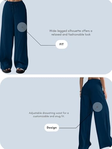 GRECIILOOKS Women's High-Waist Trouser - Dark Blue - Image 4