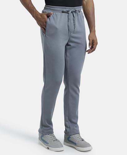 Jockey Men's Slim Fit Casual Trousers - Grey - Image 2