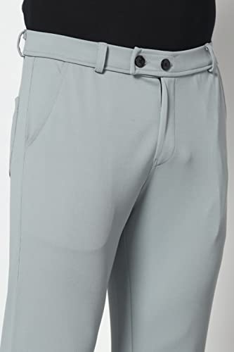 TOPLOT Grey Formal Trousers for Men - Image 2