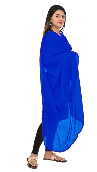 Masrat Collection Royal Blue Dupatta for Women - Image 3