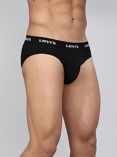 Levi's Men's Black Solid Brief - Image 3