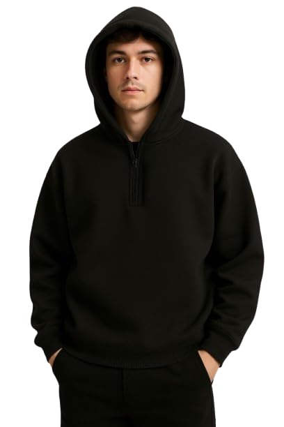 Imsa Moda Men's Black Hoodie