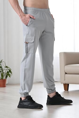 RynoGear Men's Track Pant - Light Grey - Image 2