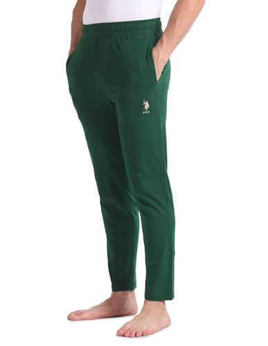 U.S. POLO ASSN Men's Track Pants - Dark Green - Image 2