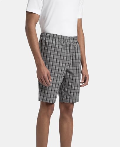 Jockey Men's Grey Checkered Bermuda Shorts - Image 2