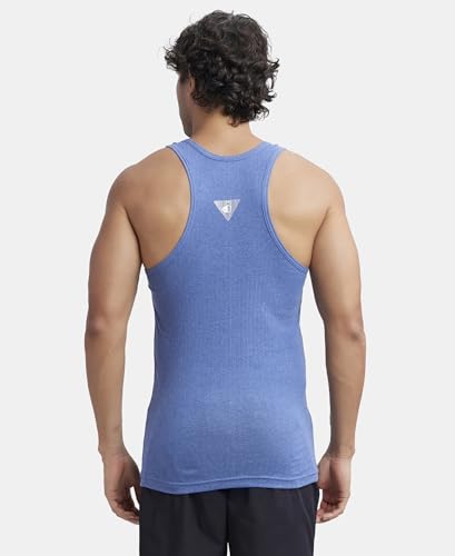 Jockey Men's Denim Melange Contour Vest - Image 3