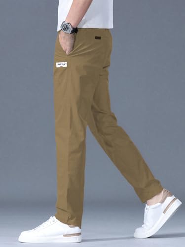 TOPLOT Men Casual Trouser - Gold - Image 3