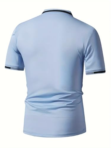 Lymio Men's Polo T-Shirt - Skyblue - Image 2