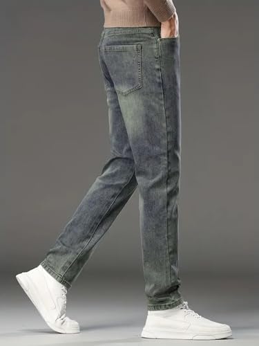 GarbGlide Men Jeans - Green - Image 3