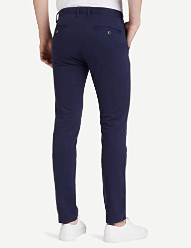 Symbol Men's Navy Cotton Trousers - Image 2