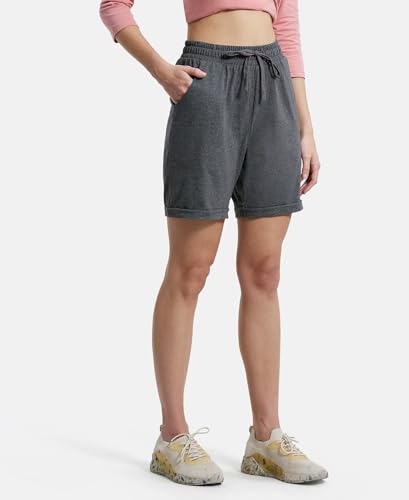 Jockey Women's Shorts - Charcoal Melange - Image 2