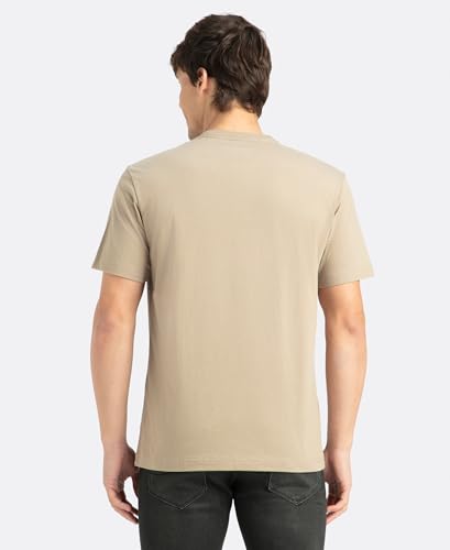 Jockey Men's Round Neck T-Shirt - Desert Taupe - Image 3