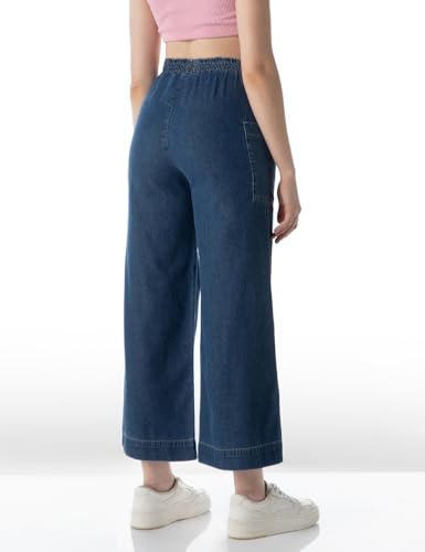 INKD Women's Wide Leg Jeans - Indigo - Image 2