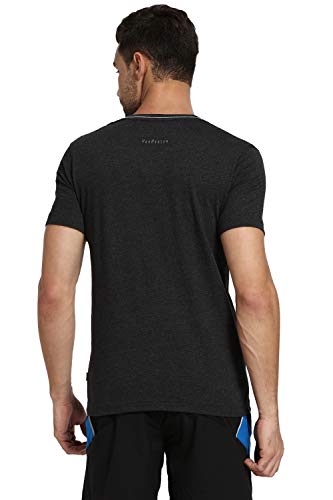 Van Heusen Men's Solid T-Shirt - Charcoal - Image 2