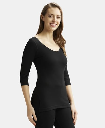 Jockey Women's Thermal Top - Black - Image 2