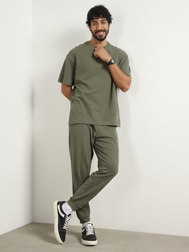 Moses Olive T-shirt & Joggers Co-ord Set - Image 2