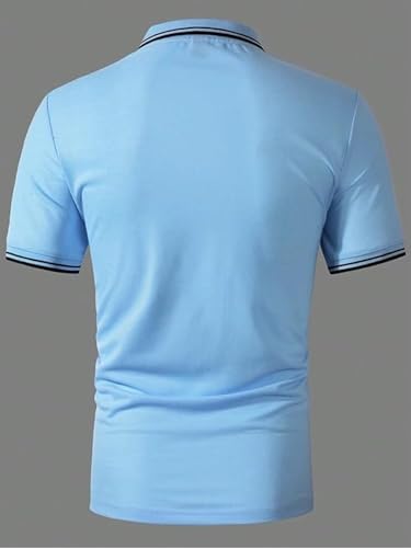 Lymio Men's Polo T-Shirt - Skyblue - Image 4