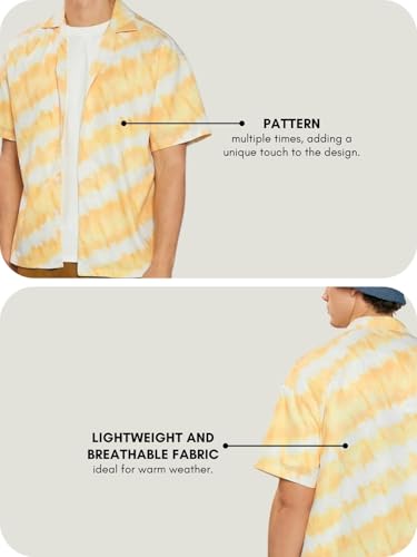 DHRUVI TRENDZ Mens Casual Shirt - Yellow - Image 4