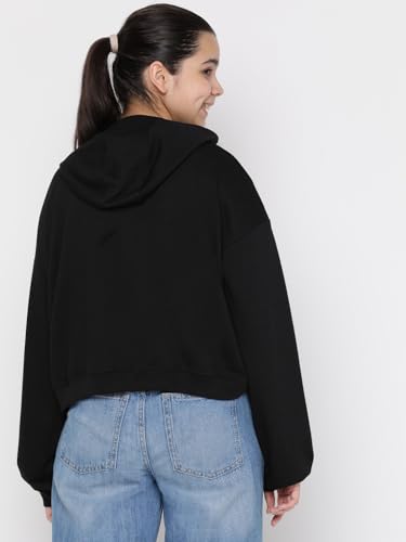 Li'l Tomatoes Girls Black Hooded Sweatshirt - Image 4