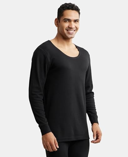 Jockey Men's Thermal Undershirt - Cotton Rich Full Sleeve - Image 2