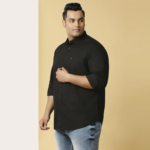 Thomas Scott Mens Mandar Shirt - Solid Color Cotton - Image 2