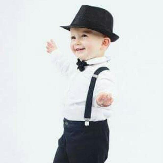 INFISPACE Kid's Cotton Bucket Sun Hat - Black - Image 5