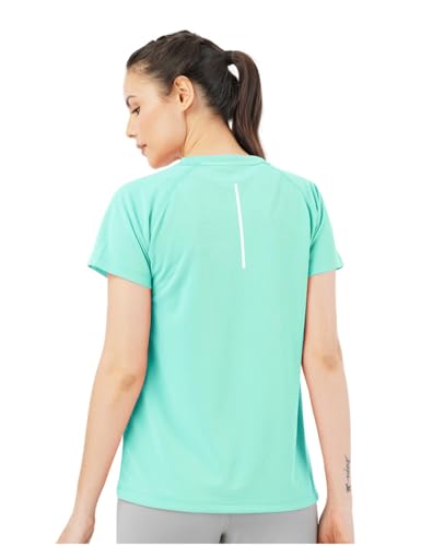 PUMP'D Women's Mint Athletic Fit T-Shirt - Image 2