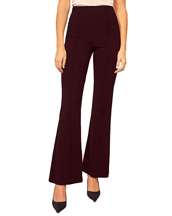 Dream Beauty Women High Rise Bell Bottom Trouser