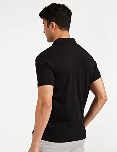 Allen Solly Men Polo T-Shirt - Jet Black - Image 2