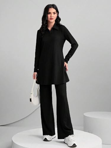 TADKEE Black Kurta & Pant Set for Women - Image 3