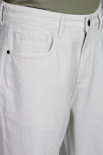 INKD Men's Relaxed Jeans - Frost White - Image 4