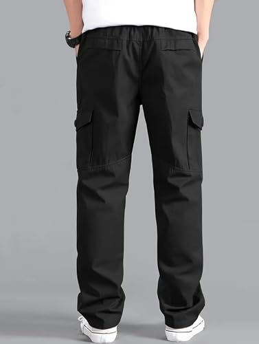 Lymio Men's Black Cargo Pants - Image 3