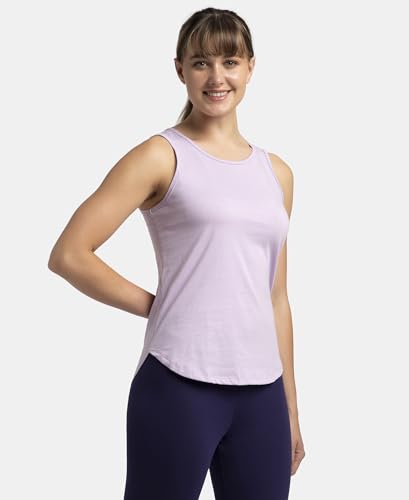 Jockey Women's Cotton Rich Solid Tank Top - Orchid Bloom - Image 2