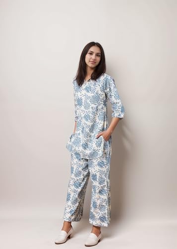 SHIENZY Printed Cotton Blend Co Ord Set for Women - Image 4