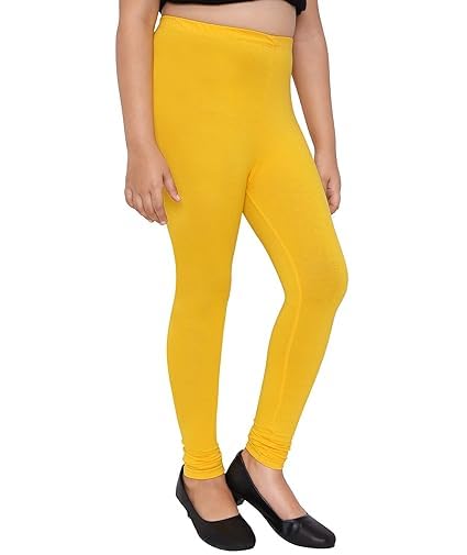 Tik Fashion Girls Leggings - Yellow - Image 3