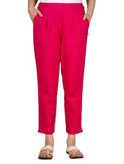 DIGITAL Women Cotton Formal Trouser