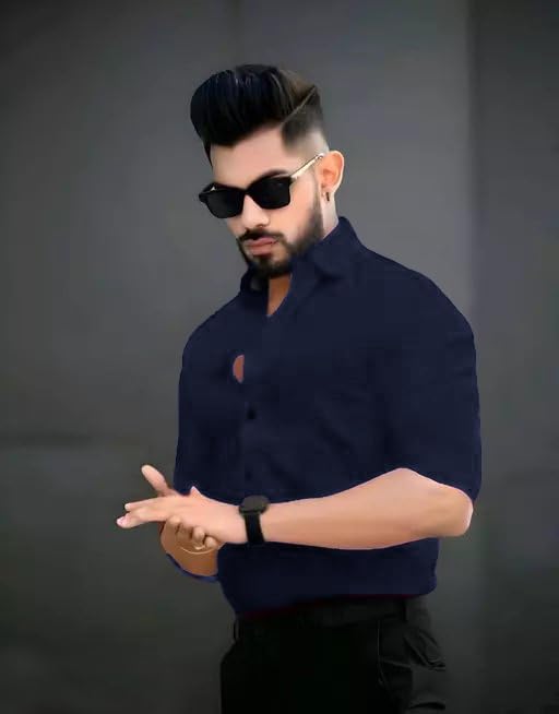 GarbGlide Men's Cotton Blend Casual Shirt - Image 2