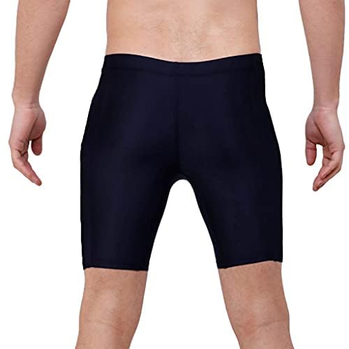 ZIUM Men Half Tight Shorts - Navy Lemon - Image 3