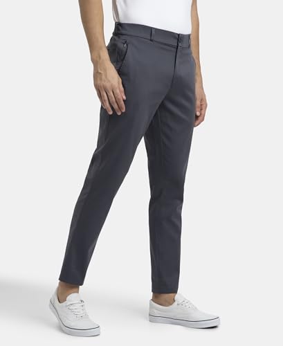 Jockey Men's Cotton Rich Elastane Stretch Pants - Image 2