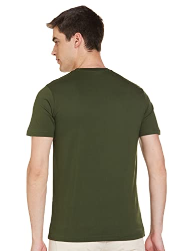 Max Men Olive Green Lounge T-Shirt - Image 2