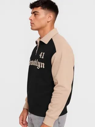 Jump Cuts Cotton Blend Polo T-Shirt for Men - Image 4