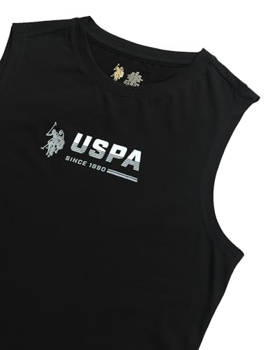 U.S. POLO ASSN. Men's Black Cotton Vest - Image 4