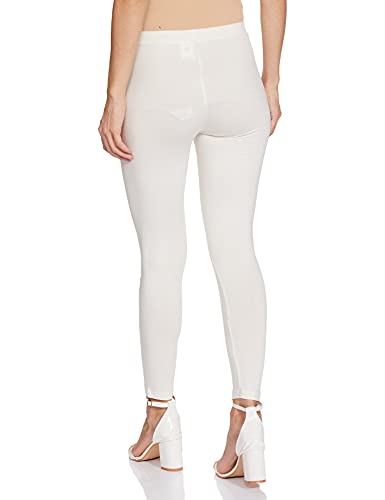 Max Women's Cotton Leggings - Off White - Image 2