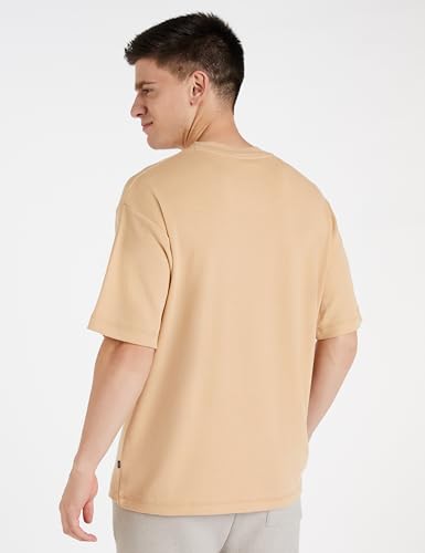 Symbol by GarbGlide Men's Waffle T-Shirt - Beige - Image 2