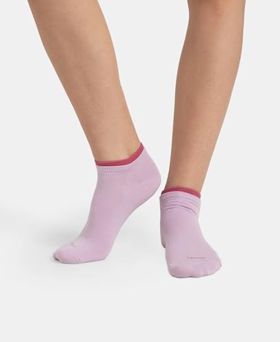 Jockey Women's Low Show Socks - Orchid Bloom & Rose - Image 2