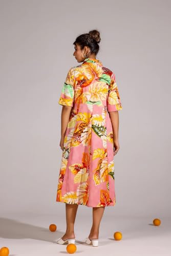 GRECIILOOKS Women's Western Dress - Pink - Image 2