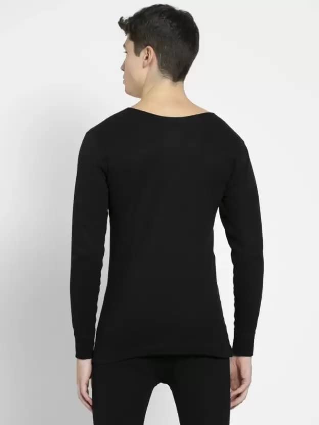 Jockey Men's Cotton Thermal Set - Black - Image 2